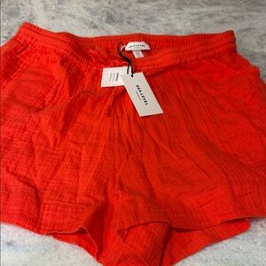 Sea Level Women's Vibrant Orange Athletic Shorts